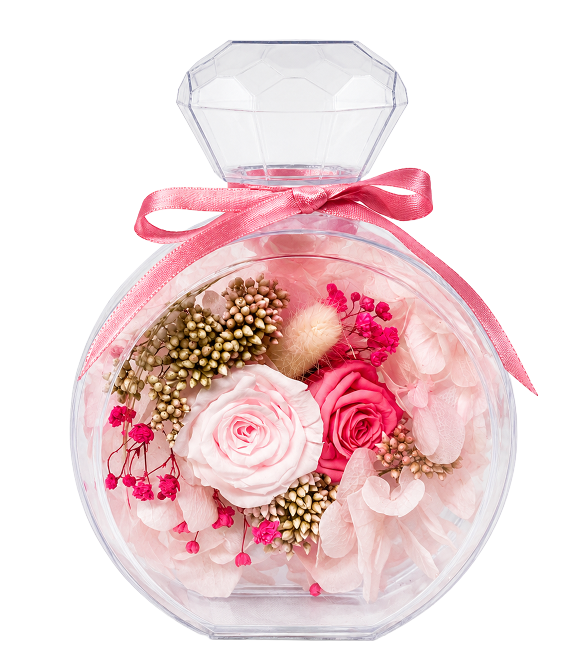 Lasting Flowers in a Perfume Bottle