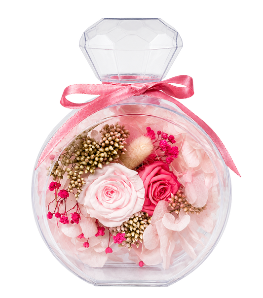Lasting Flowers in a Perfume Bottle