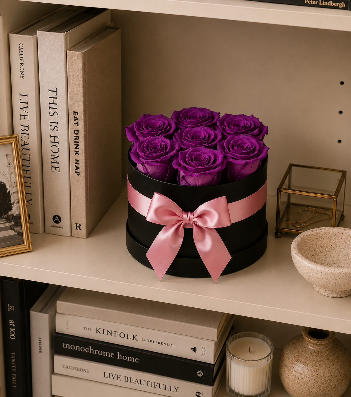 7 Lasting Roses in a Hatbox